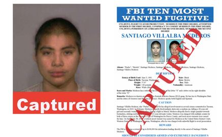 Santiago “Pucho” Villalba, one of the FBI’s most wanted fugitives, was arrested in Mexico