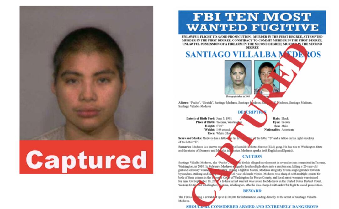 In 2017, the FBI “El Pucho” would join the Ten Most Wanted Fugitives list - Photo: Taken from the FBI's website