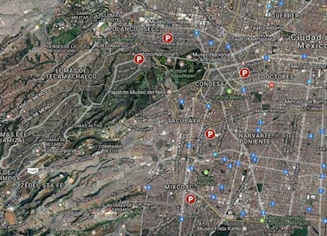 Mapa. ¿En qué zonas de CDMX se recauda más dinero con parquímetros?