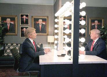 Donald Trump se ríe de Donald Trump