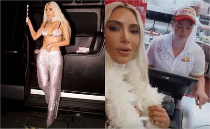 En un restaurante de comida rápida, así festejó Kim Kardashian su cumpleaños 42