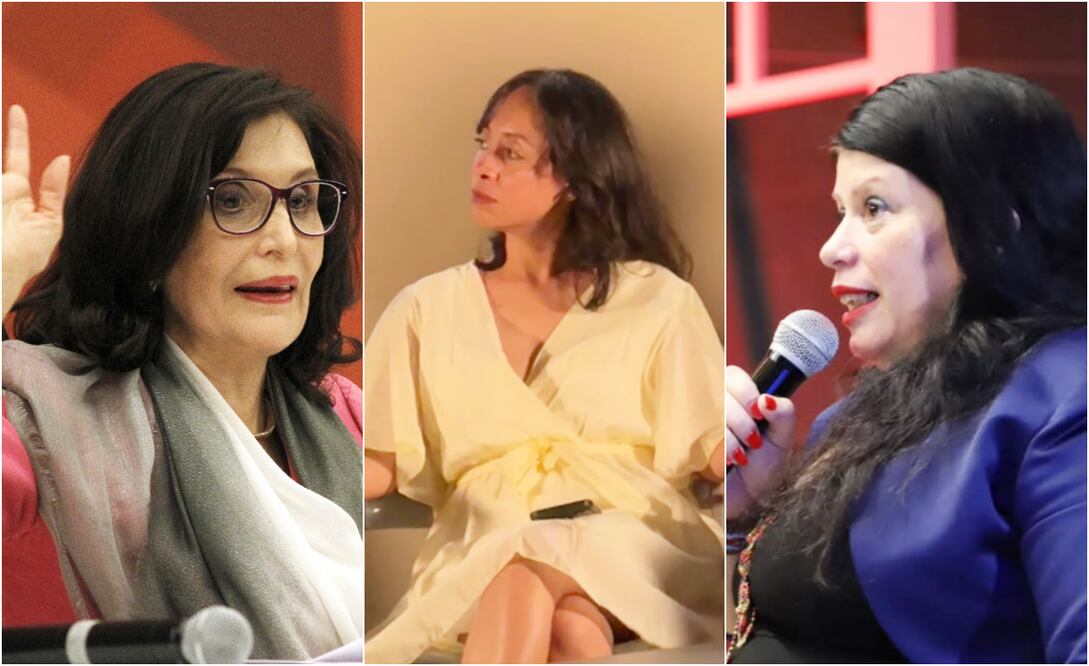 Las escritoras Ángeles Mastretta, Brenda Navarro y Dolores Reyes.
Fotos: EFE e Instagram