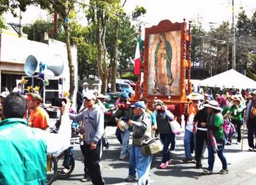 Llegan ocho mil peregrinos de Tenancingo a Cuajimalpa