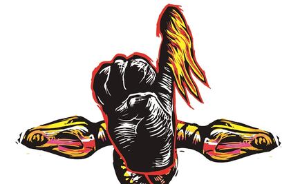 Eva, La recaudadora, acusa