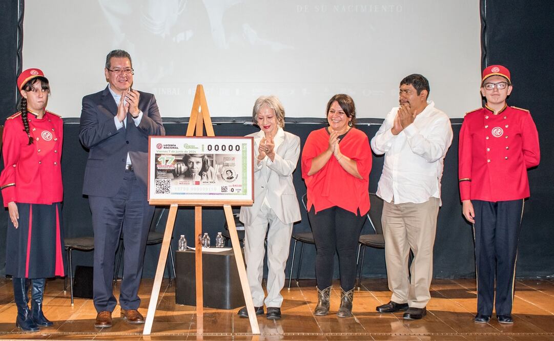 "Cachito" de Lotería por los 90 años de Nancy Cárdenas. Foto: Lotenal