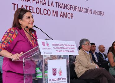 Clara Brugada anuncia inversiones de casi mil mdp para atender daños estructurales en edificios en Tlatelolco; seis con afectaciones graves