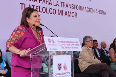 Clara Brugada anuncia inversiones de casi mil mdp para atender daños estructurales en edificios en Tlatelolco; seis con afectaciones graves