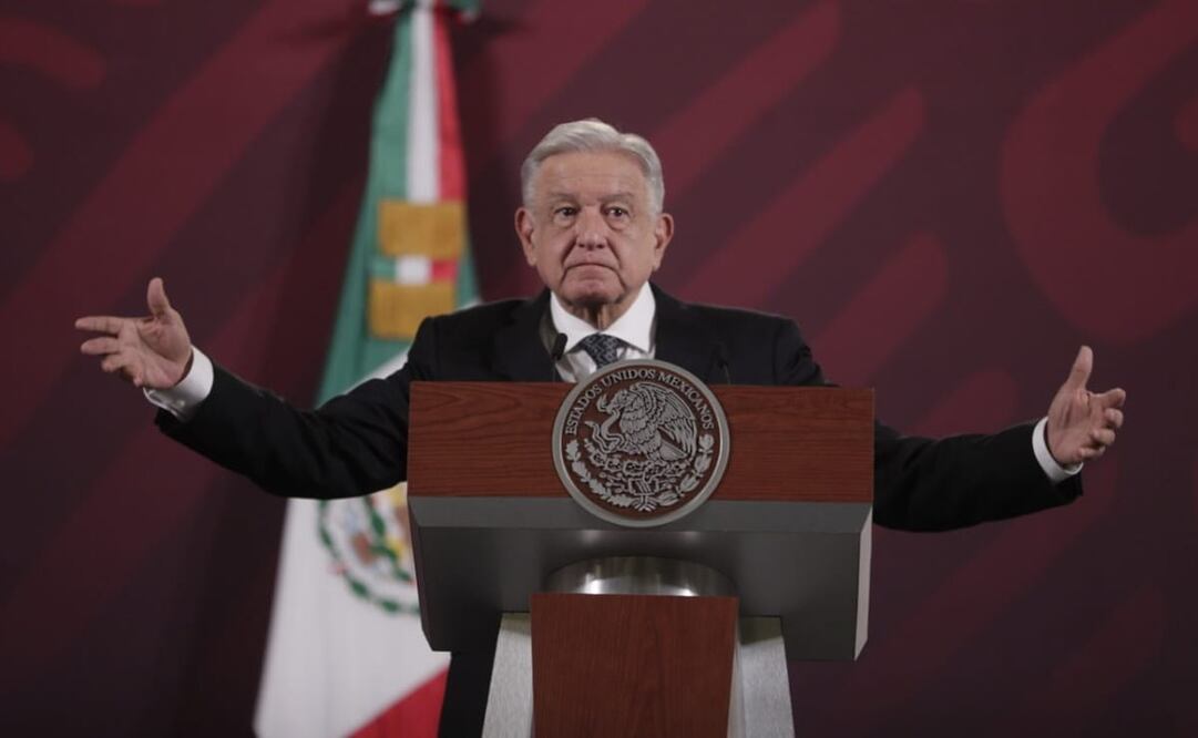 AMLO recordó que el Gabinete de Seguridad se traslada a la zona afectada para coordinar las tareas de auxilio a la población. Foto: Gabriel Pano / El Universal