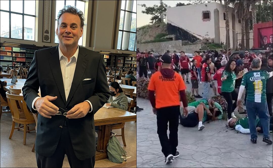 David Faitelson está en contra de que la violencia se presente en los estadios de la Liga MX / FOTO: ESPECIAL