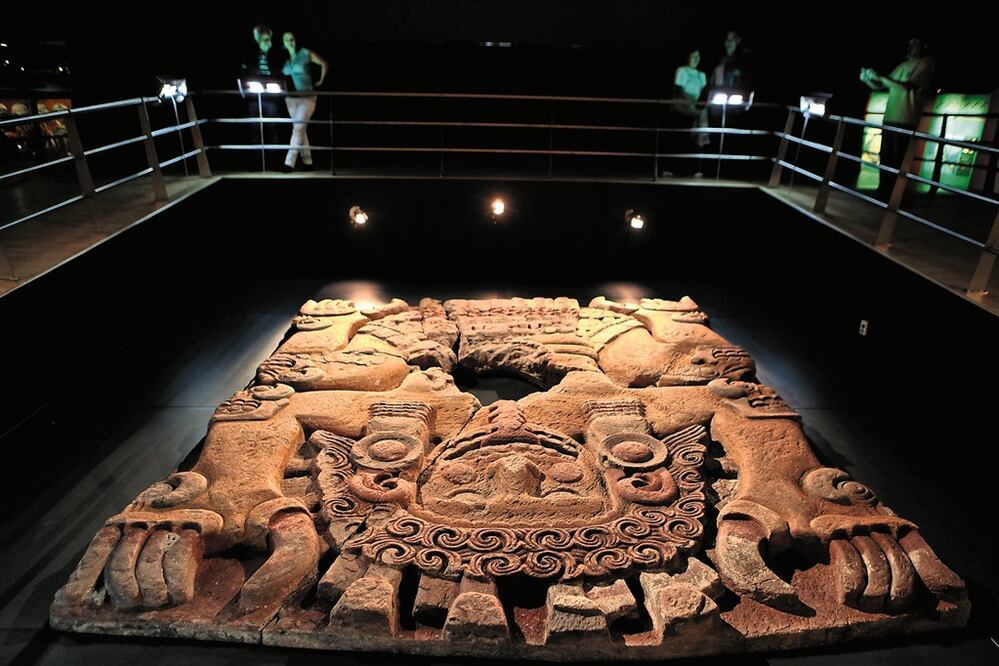 La diosa Tlaltecuhtli, en el Museo del Templo Mayor. (Foto: Alma Rodríguez/ El Universal)