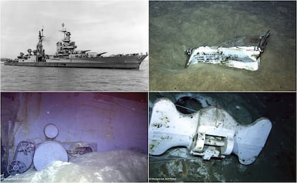 Hallan acorazado de EU hundido por Japón en la Segunda Guerra Mundial