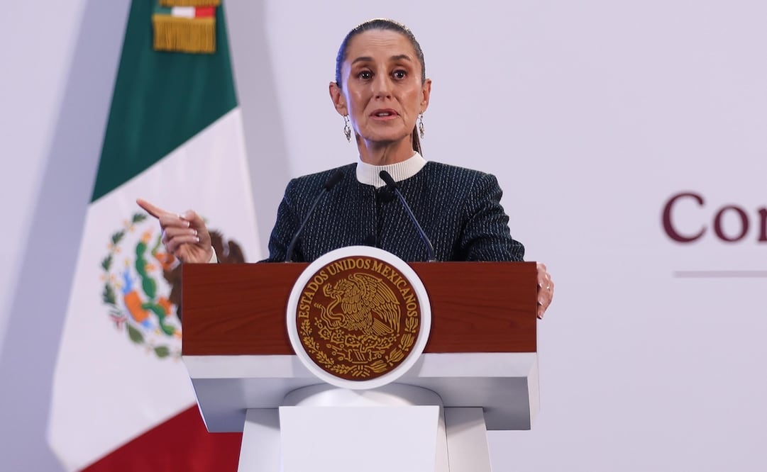 Conferencia matutina de la presidenta Claudia Sheinbaum Pardo, este 31 de octubre, desde Palacio Nacional. Foto :Hugo Salvador/ El Universal