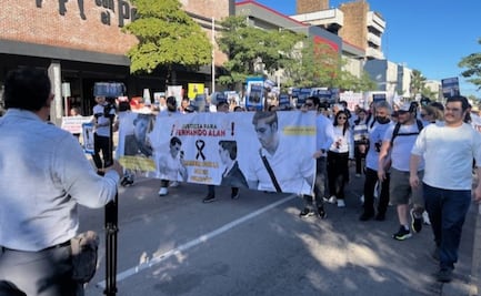 Exigen justicia para Fernando Alán "N"; jóvenes marchan en Culiacán