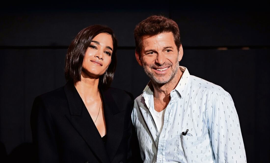 Snyder estuvo acompañado de Sofia Boutella quien interpreta a la guerrera Kora, que busca liberar a su pueblo de un tirano. Foto:Fernanda Rojas/El Universal
