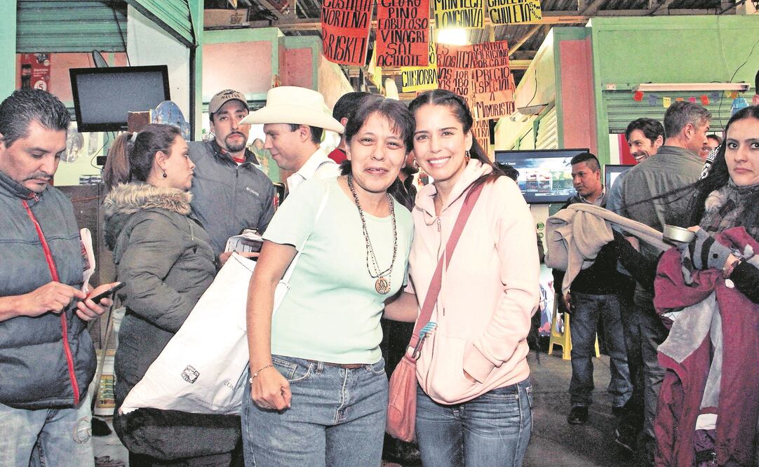 Restaurante , protagonizada por Ana Claudia Talancón, filmó escenas en una central de abastos. (JUAN BOITES. EL UNIVERSAL)