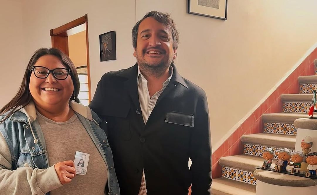 Citlalli Hernández se reafilia a Morena y recibe credencial de manos de Andy López Beltrán (25/01/26). Foto: Especial