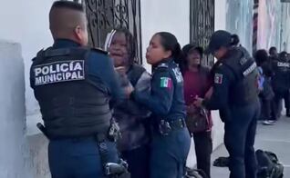 Detienen a familia originaria de Honduras por agredir a policías en Pachuca; entre ellos, hay 3 menores