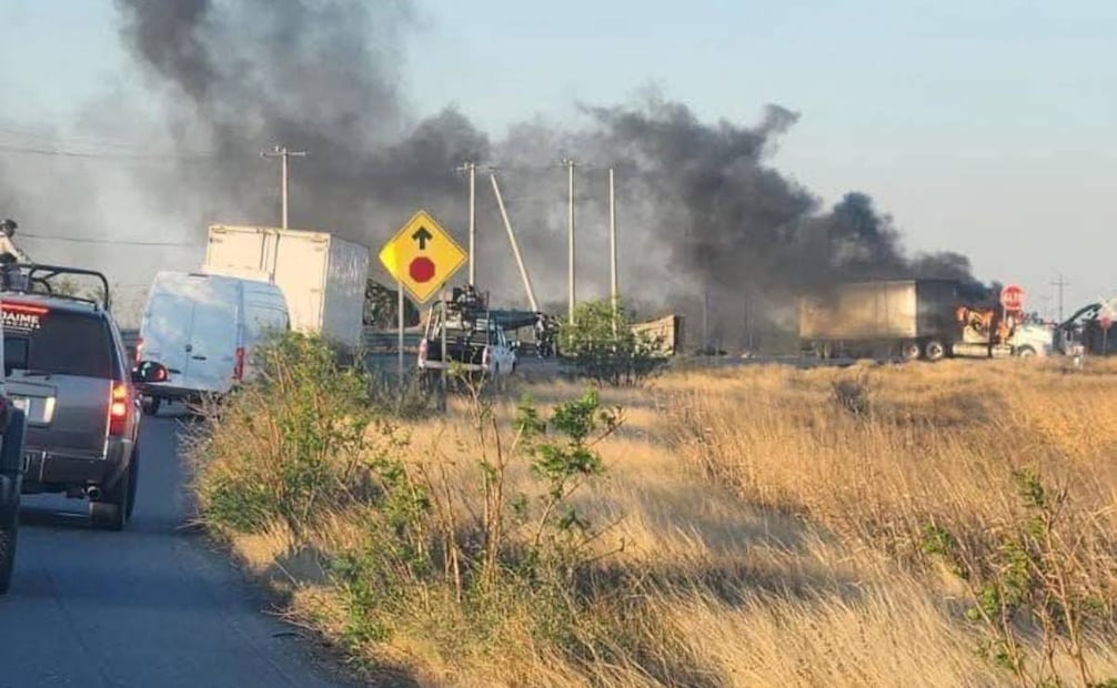 Ataques en Tamaulipas (24/02/2026). Foto: Especial