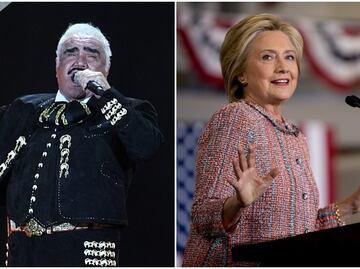 Vicente Fernández apoya a Hillary Clinton con corrido