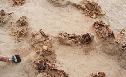 Hallan sacrificio masivo de niños de la época precolombina