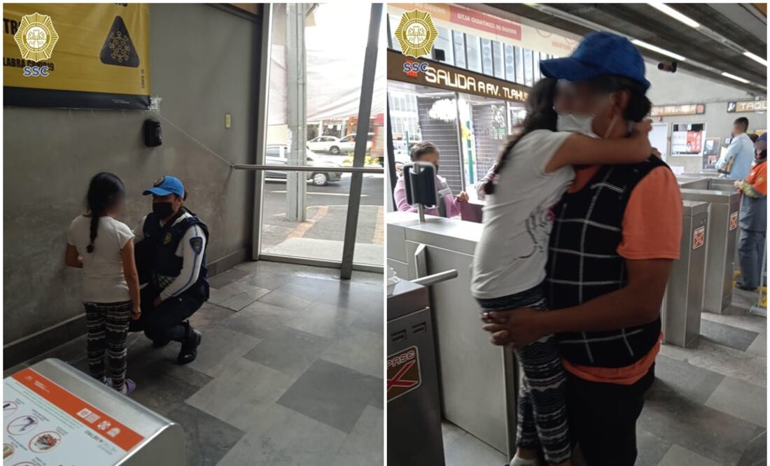 La menor mencionó a los oficiales, que decidió buescar a su papá, debido a que su madre la maltrataba a ella y a sus dos hermanos. Foto: Especial