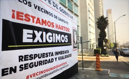 Con mantas, vecinos exigen combatir inseguridad en Santa Fe