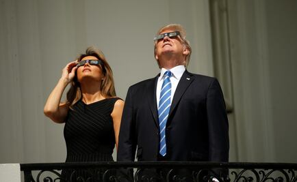 Trump verá eclipse solar desde balcón de la Casa Blanca