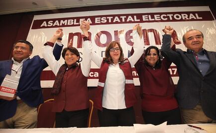 Delfina Gómez, candidata única de Morena por el Edomex