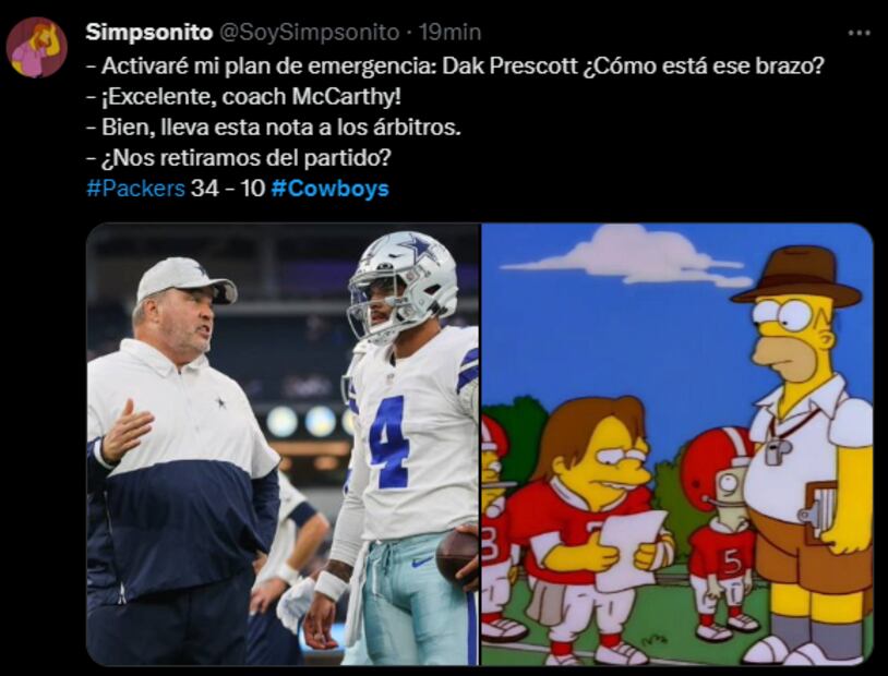 Los mejores memes de una nueva eliminación de los Cowboys