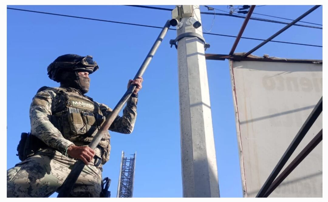 Aseguran 19 cámaras ilegales en la capital de Sinaloa; suman más de dos mil en un mes. Foto: Especial