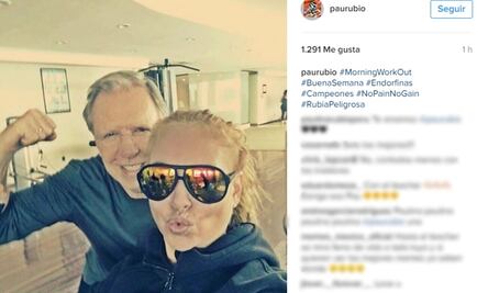 Paulina Rubio comparte foto junto a López-Dóriga
