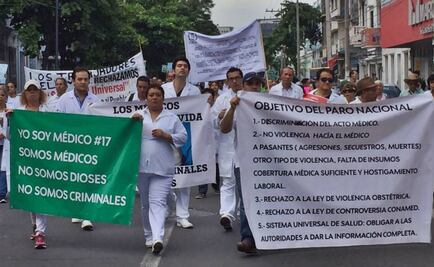 Veracruz se suma a protesta nacional de médicos