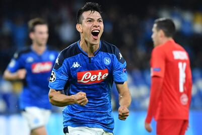 Con gol del Chucky Lozano, Napoli empata en Champions