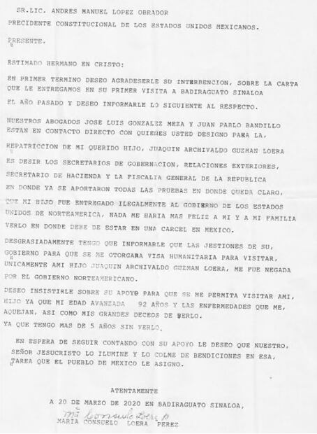 Mexico’s President visits El Chapo’s hometown and shakes hands with his mother