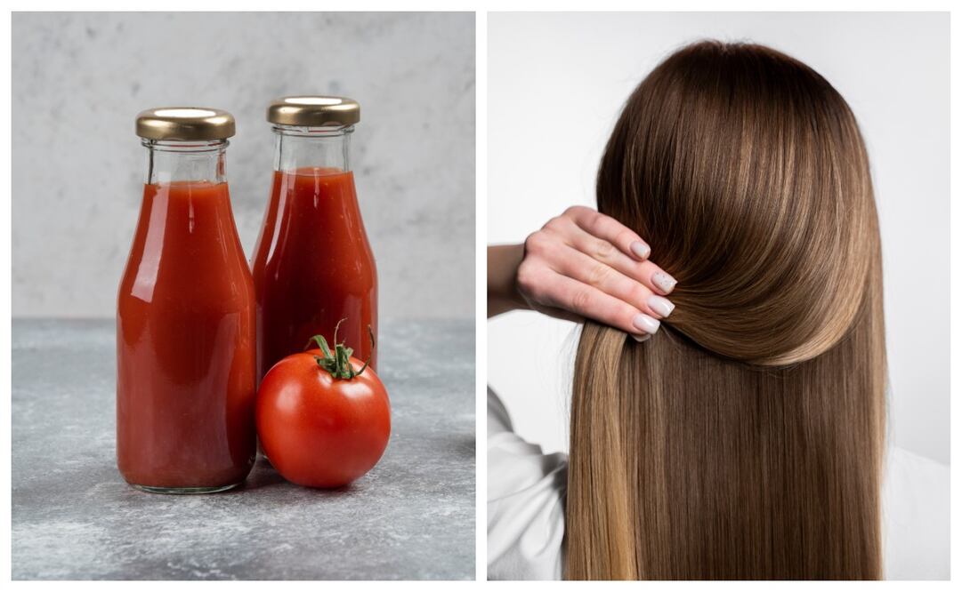 Conoce para qué sirve aplicar cátsup en el cabello durante el verano. Imagen: Freepik.