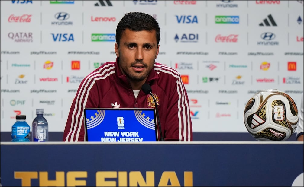Rodri habló en conferencia de prensa, previo a la Final de la Copa del Mundo 2026 - Foto: AP