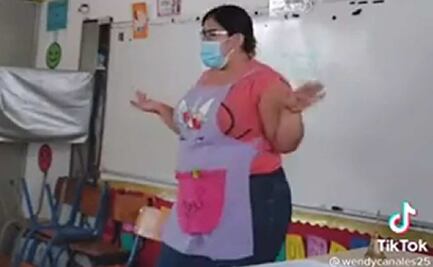 Maestra cambia canción de "El candadito”, se vuelve viral