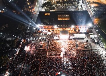 Con más de 50 mil asistentes; así festejó Samuel García en NL