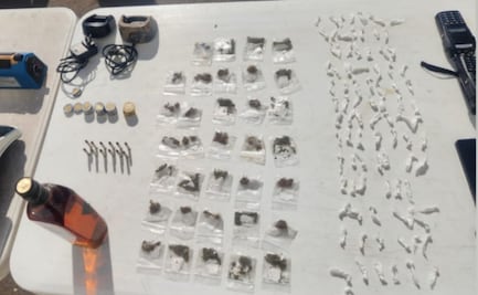 Aseguran drogas, 46 teléfonos celulares y 2 antenas Starlink dentro de Penal de Culiacán; es el tercer operativo en menos de 24 horas