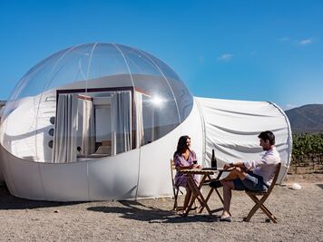 El Día del Amor en un hotel burbuja