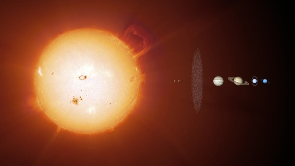 Las manchas solares son una de las características principales de la actividad de los ciclos solares. Imagen: BBC