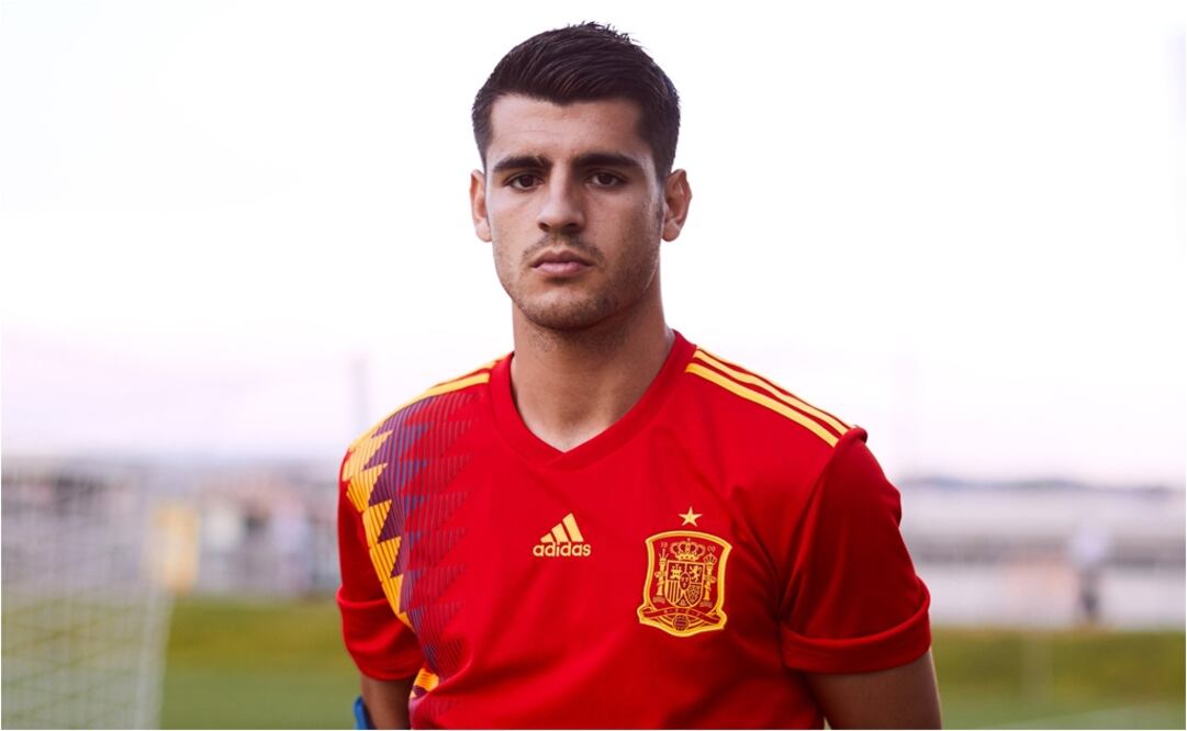 TWITTER. Álvaro Morata luce la nueva piel de España 