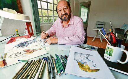 “Rius es el parteaguas de la caricatura en México”: Kemchs, caricaturista