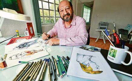 “Rius es el parteaguas de la caricatura en México”: Kemchs, caricaturista