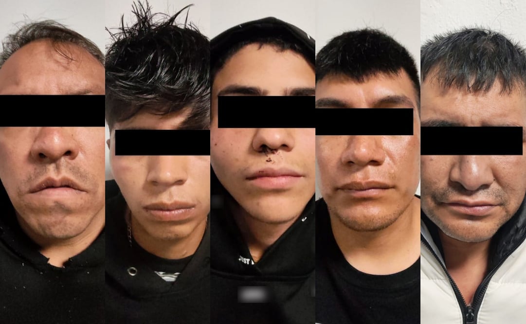 Cinco personas fueron detenidas por su responsabilidad en robo. Foto: especial