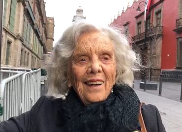 Elena Poniatowska: Fue un buen sexenio el de AMLO