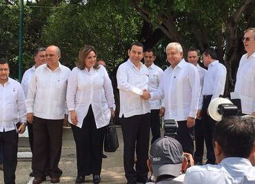 AMLO se reúne con Jimmy Morales, presidente de Guatemala