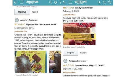 "Dulces con moho", así venden en EU los pulparindos a través de Amazon