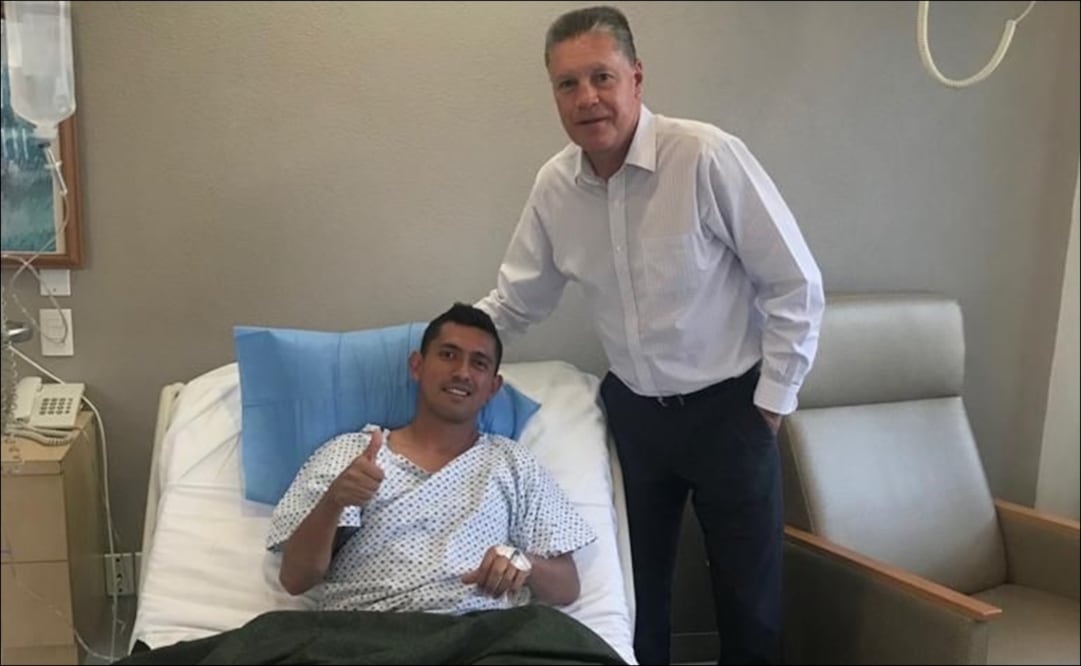 Elías Hernández y Ricardo Peláez. Foto: @Cruz_Azul_FC