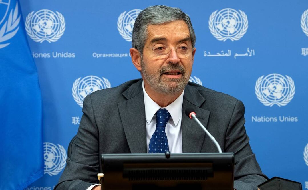 Juan Ramón de la Fuente, representante de México ante la ONU. Foto: EFE